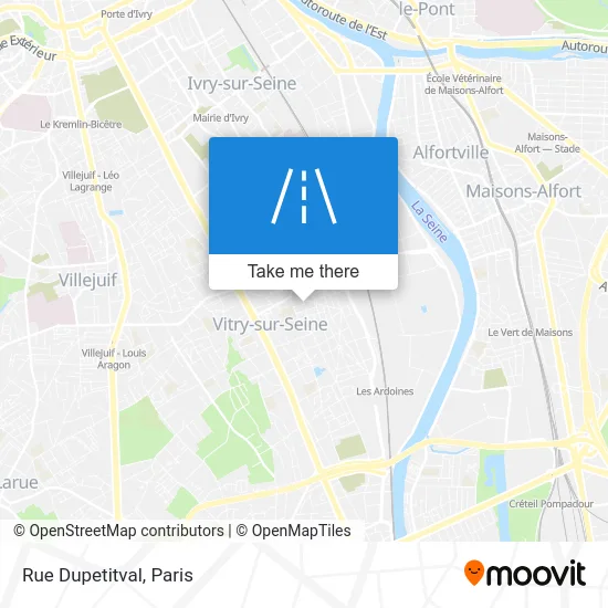 Rue Dupetitval map