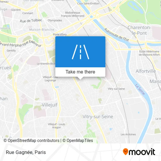 Rue Gagnée map