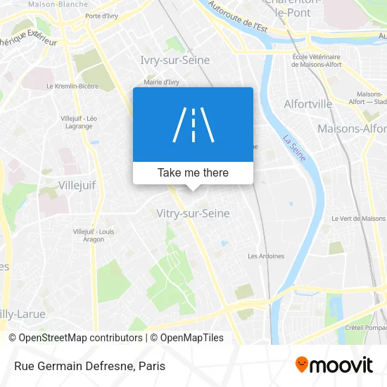Rue Germain Defresne map