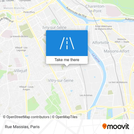 Rue Massias map