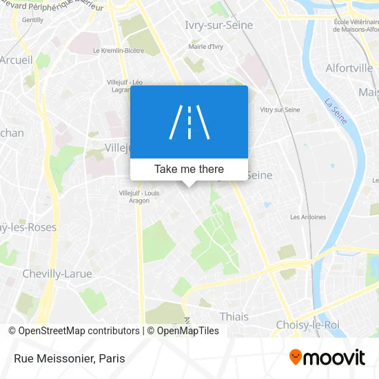 Rue Meissonier map