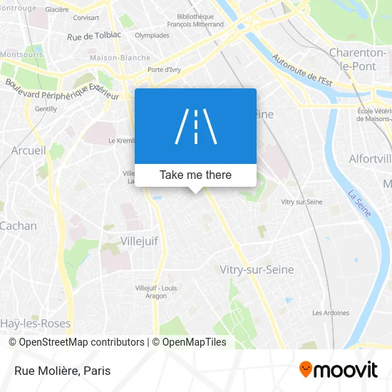 Rue Molière map