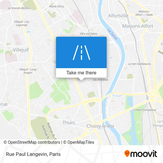 Rue Paul Langevin map