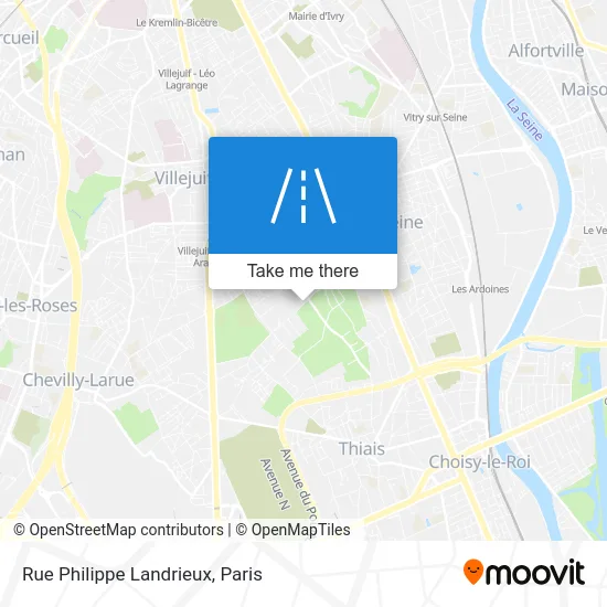 Rue Philippe Landrieux map