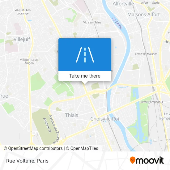 Rue Voltaire map