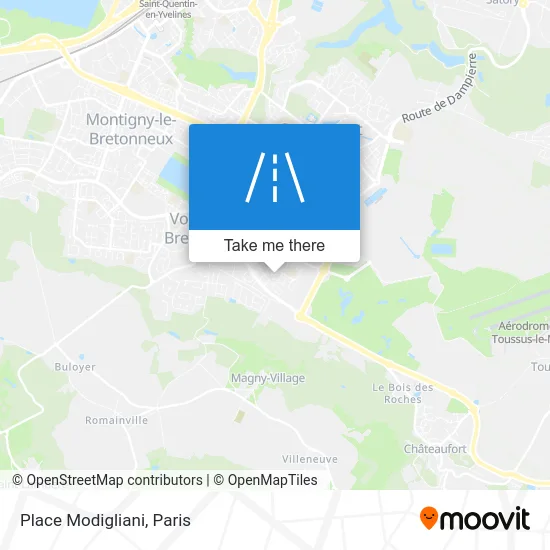 Place Modigliani map