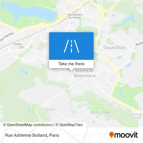 Rue Adrienne Bolland map