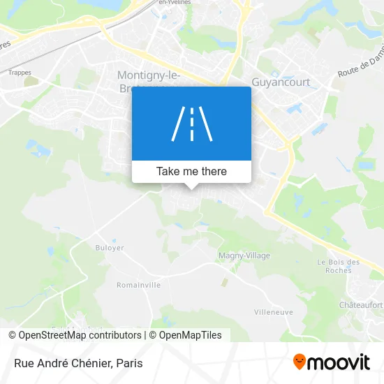 Rue André Chénier map