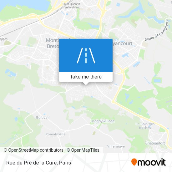 Rue du Pré de la Cure map