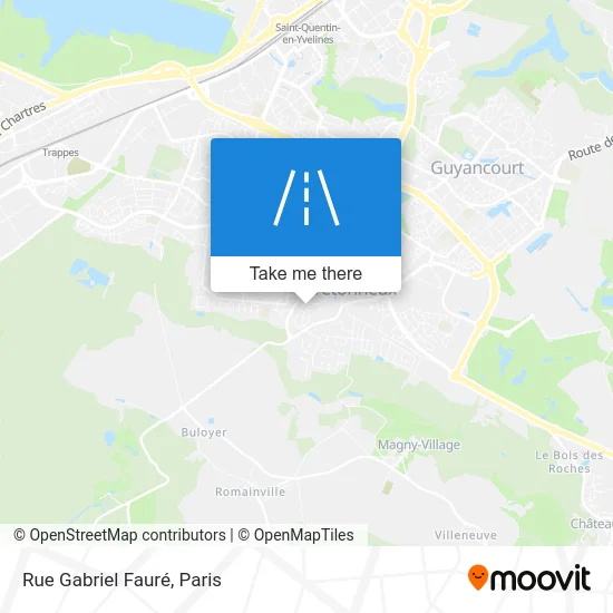Rue Gabriel Fauré map