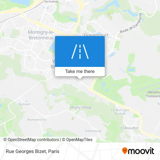 Mapa Rue Georges Bizet