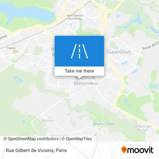Rue Gilbert de Voisins map