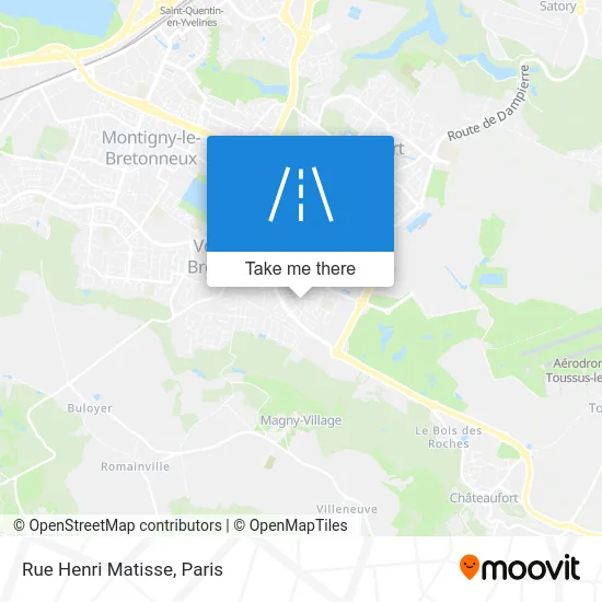 Rue Henri Matisse map