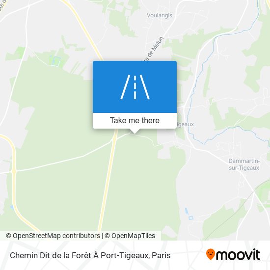 Chemin Dit De La Forêt À Port-Tigeaux map