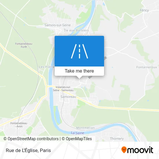 Rue de L'Église map