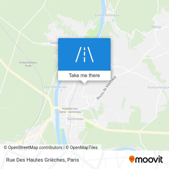 Rue Des Hautes Grièches map