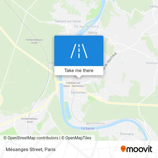 Rue Des Mésanges map