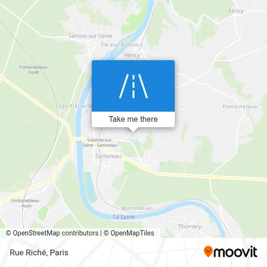 Rue Riché map