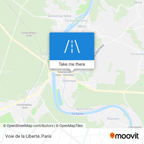 Voie de la Liberté map