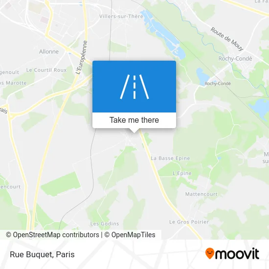 Rue Buquet map