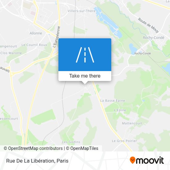 Rue De La Libération map