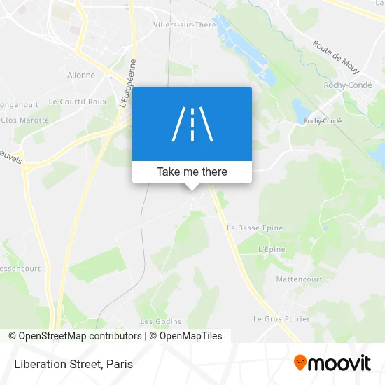 Rue De La Libération map