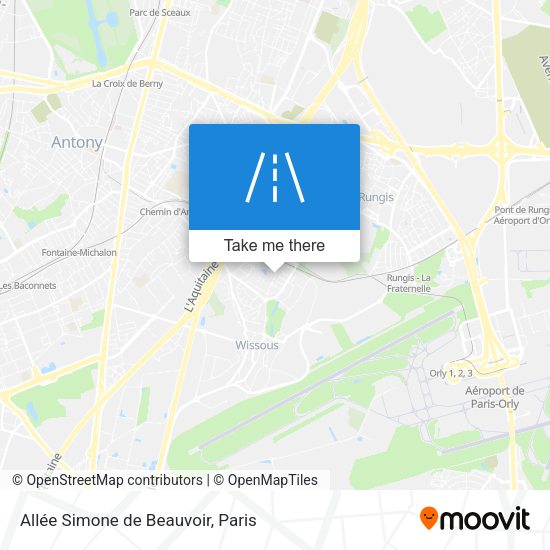 Allée Simone de Beauvoir map