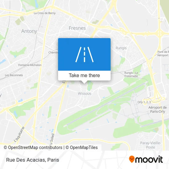 Rue Des Acacias map