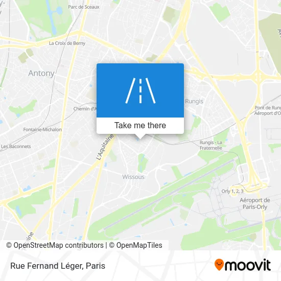 Rue Fernand Léger map