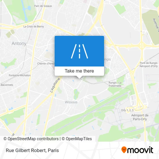 Rue Gilbert Robert map