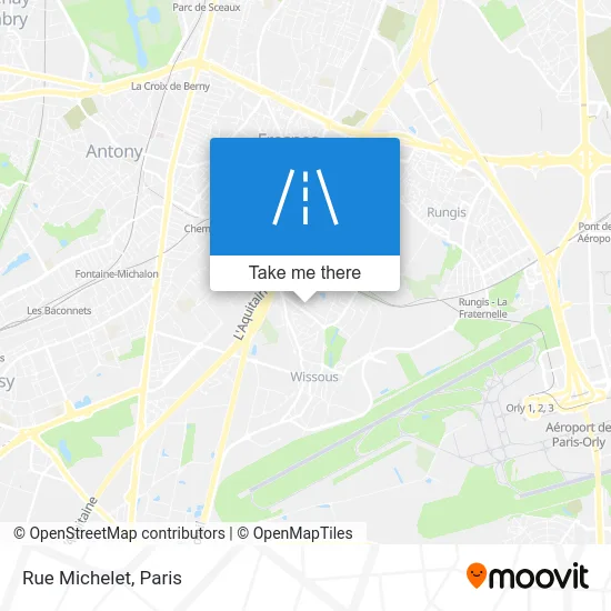 Rue Michelet map
