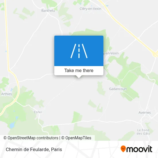 Chemin de Feularde map