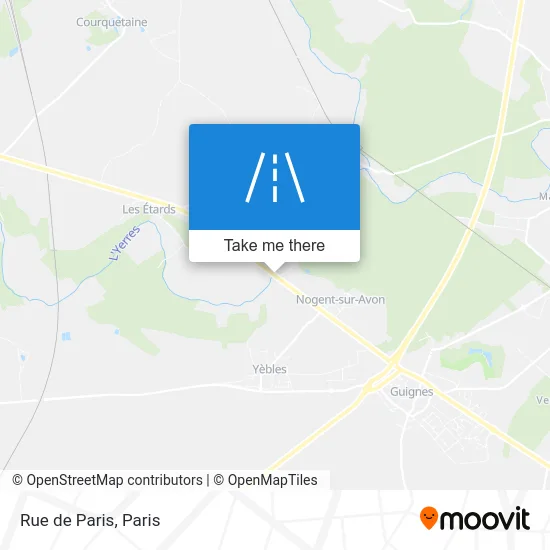 Rue de Paris map
