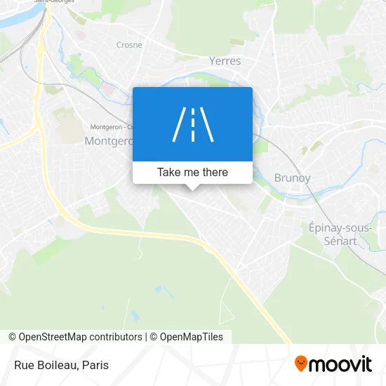 Rue Boileau map