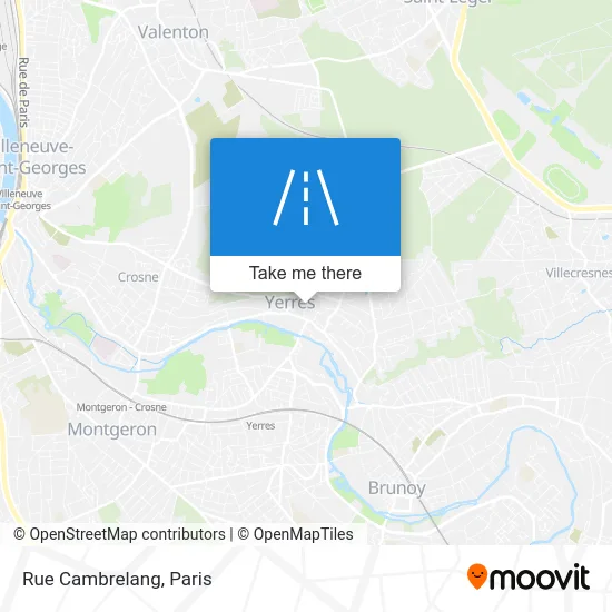 Rue Cambrelang map