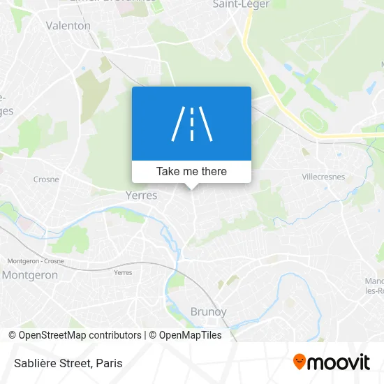 Rue de la Sablière map