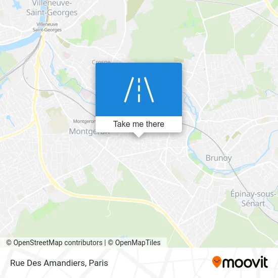 Rue Des Amandiers map