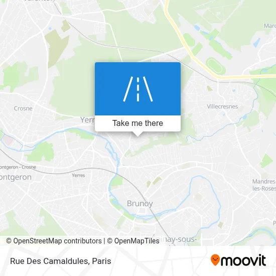 Rue Des Camaldules map