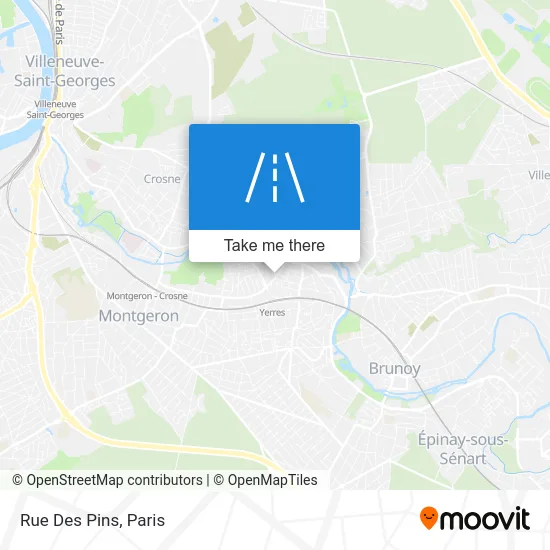 Rue Des Pins map