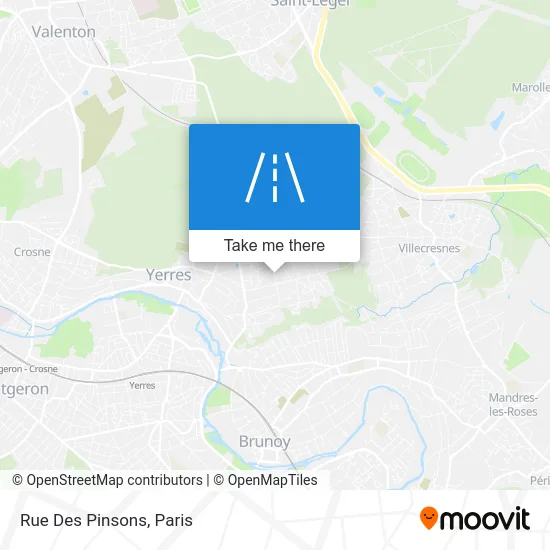 Rue Des Pinsons map