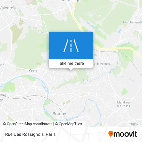 Rue Des Rossignols map