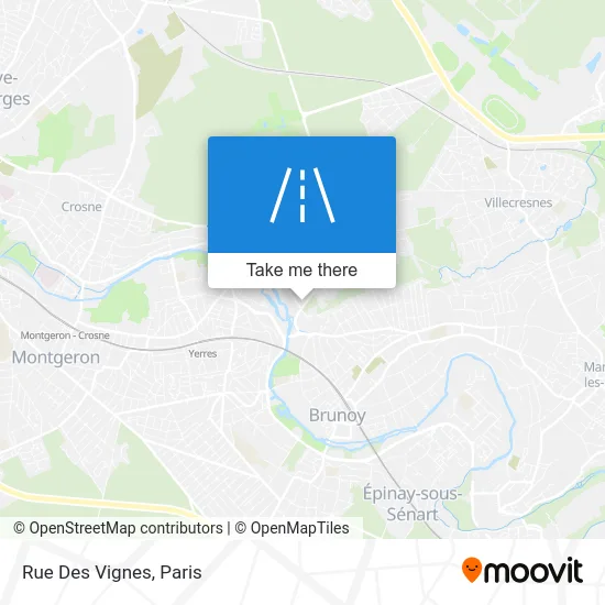 Rue Des Vignes map