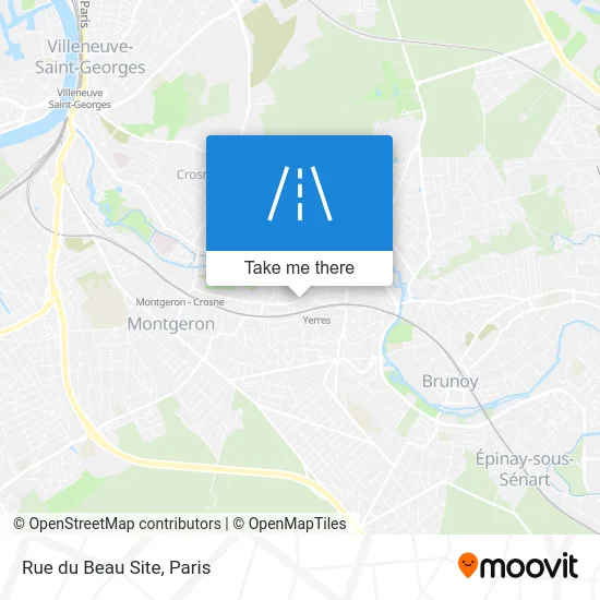 Rue du Beau Site map