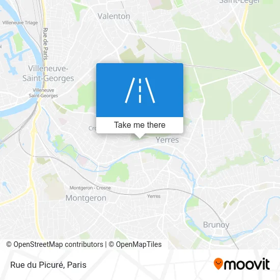 Rue du Picuré map