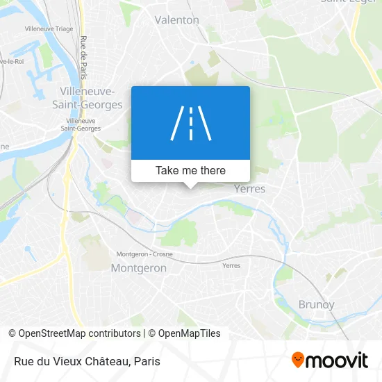 Rue du Vieux Château map