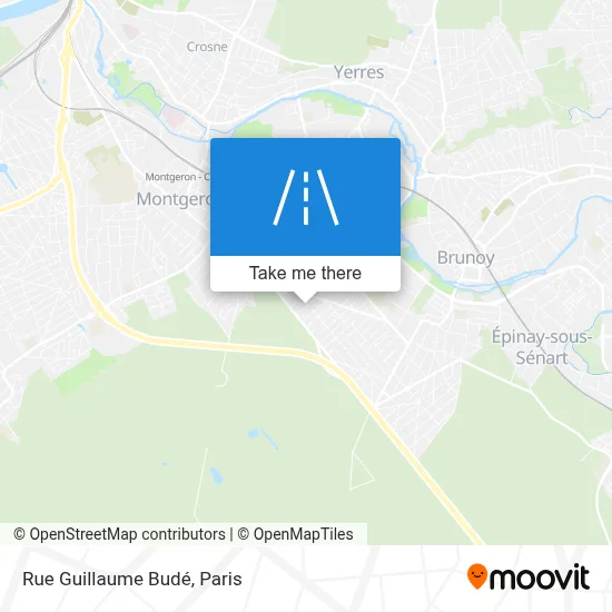 Rue Guillaume Budé map