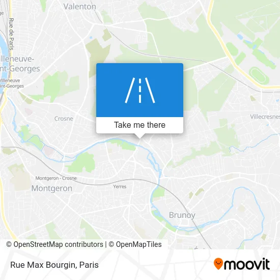 Rue Max Bourgin map
