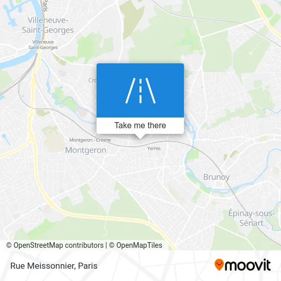 Rue Meissonnier map