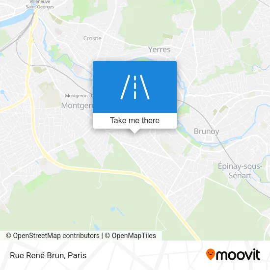 Rue René Brun map