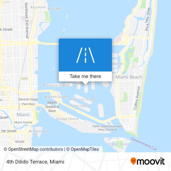Mapa de 4th Dilido Terrace